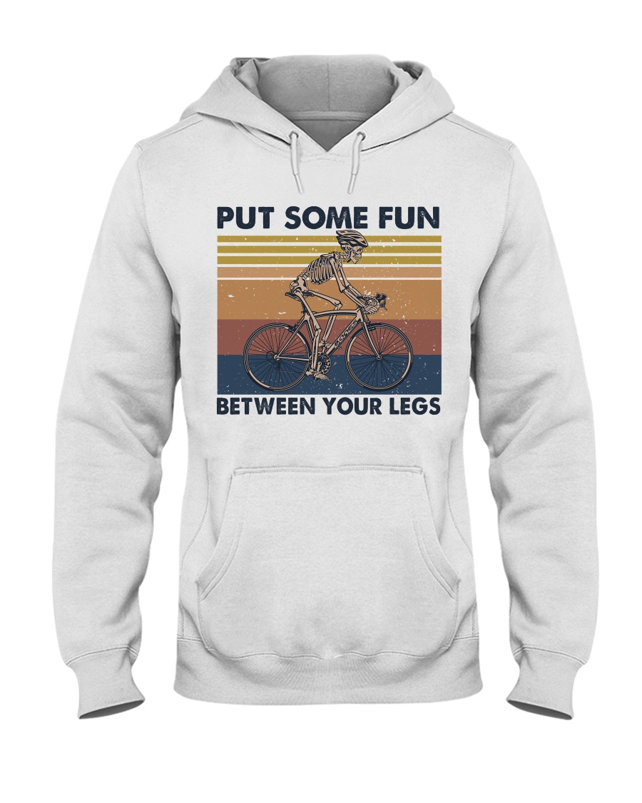 Put Some Fun Between Funny Hooded Sweatshirt