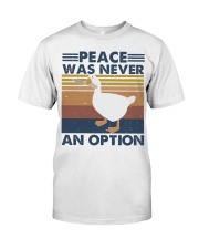 Peace Was Never An Option Classic T-Shirt tile
