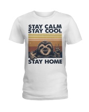 Stay Calm Stay Cool Ladies T-Shirt tile