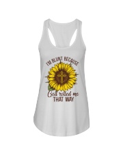 God Roll Me That Way Ladies Flowy Tank tile