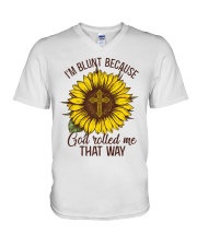 God Roll Me That Way V-Neck T-Shirt tile