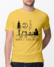 And She Lived Happily Classic T-Shirt lifestyle-mens-crewneck-front-13