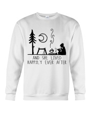And She Lived Happily Crewneck Sweatshirt tile