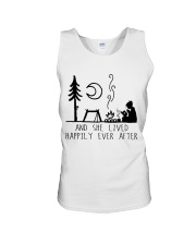 And She Lived Happily Unisex Tank tile