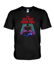 The Date Night Horror Show Official Merchandise V-Neck T-Shirt thumbnail