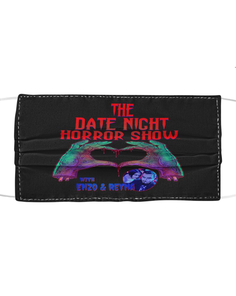 The Date Night Horror Show Official Merchandise Cloth face mask
