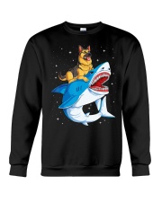 German Shepherd Shark T shirt Kids Men Spac Crewneck Sweatshirt thumbnail