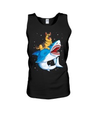 German Shepherd Shark T shirt Kids Men Spac Unisex Tank thumbnail
