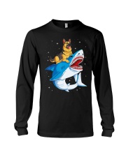 German Shepherd Shark T shirt Kids Men Spac Long Sleeve Tee thumbnail