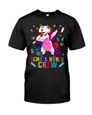 School Nurse Crew Cute Back To School Unicor Classic T-Shirt front
