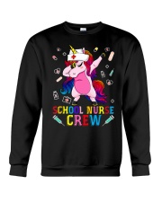 School Nurse Crew Cute Back To School Unicor Crewneck Sweatshirt thumbnail