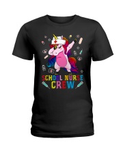 School Nurse Crew Cute Back To School Unicor Ladies T-Shirt thumbnail