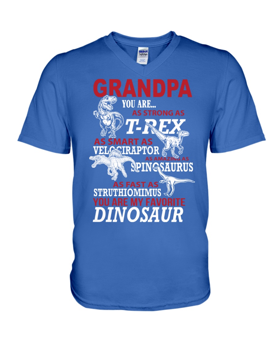 Daddy You Are My Favorite Dinosaur V-Neck T-Shirt