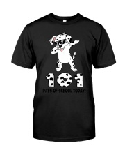 101 Days Of School Shirt Dabbing Dalmation D Classic T-Shirt front