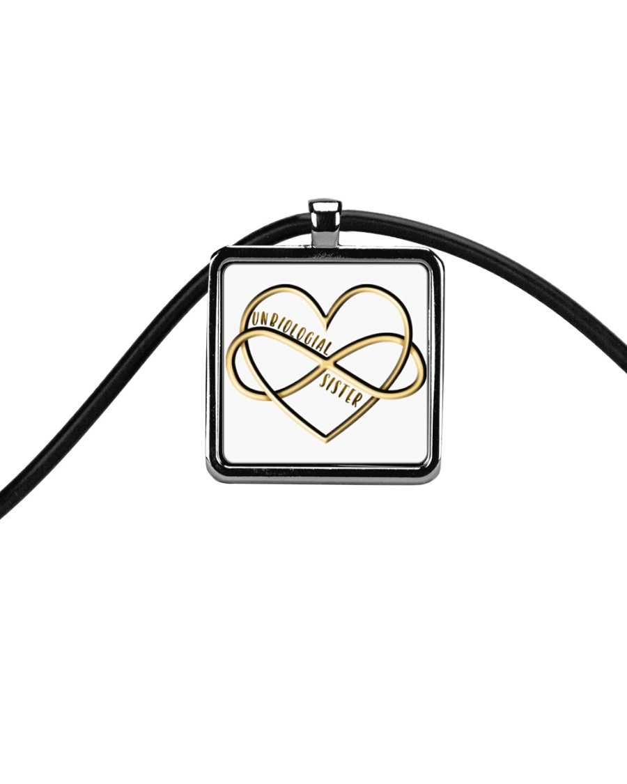 Available for a short time only Cord Rectangle Necklace