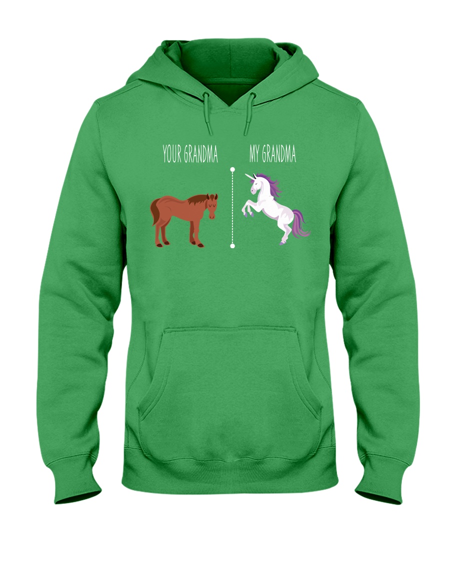 Your Grandma My Grandma Horse Unicorn Hooded Sweatshirt