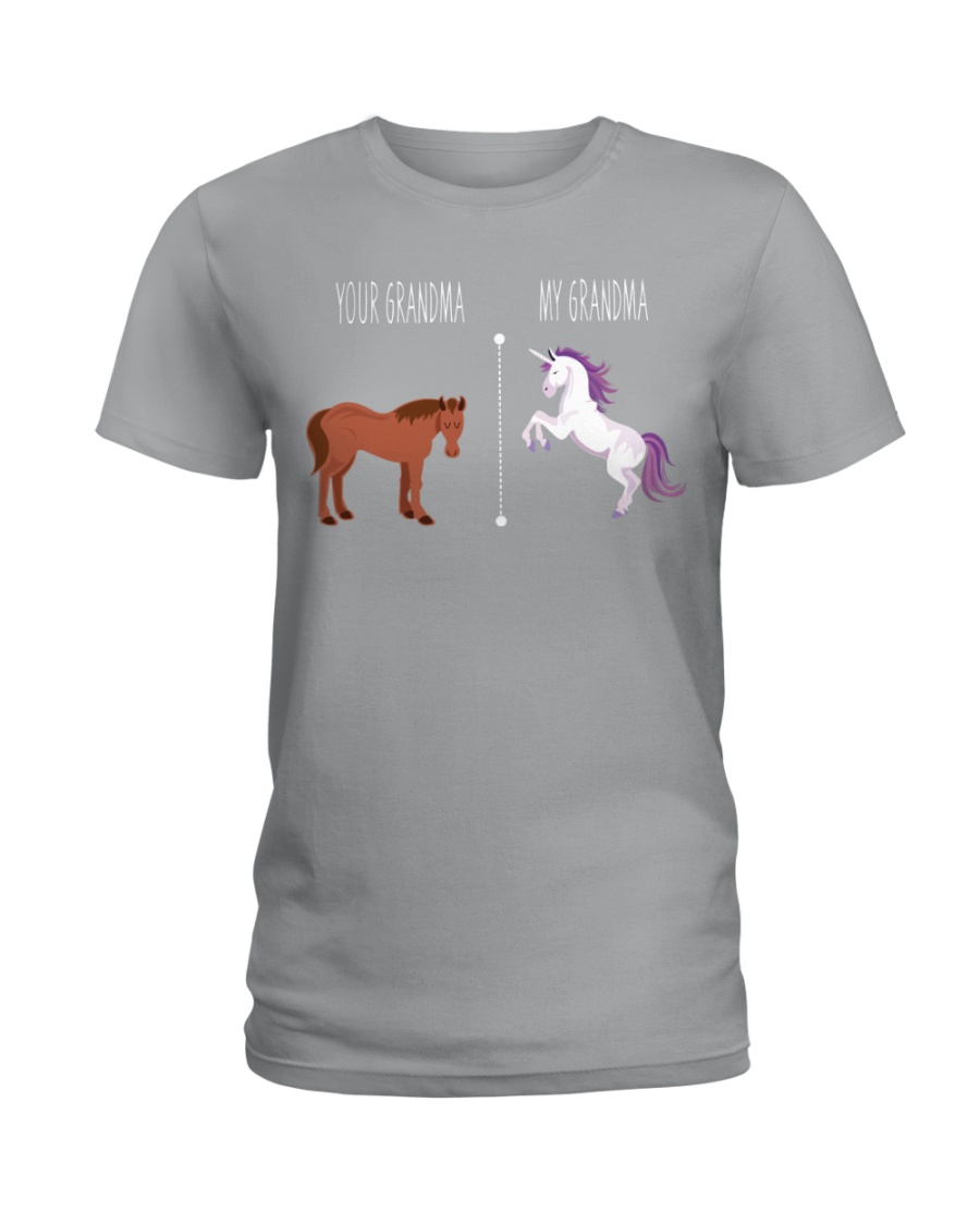 Your Grandma My Grandma Horse Unicorn Ladies T-Shirt