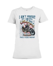 Still Ride A Motorcycle Premium Fit Ladies Tee thumbnail