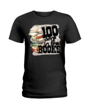 100 Days In The Book 100th Day Of School Tea Ladies T-Shirt thumbnail