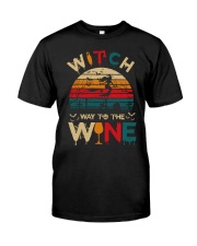 Witch Way To The Wine Premium Fit Mens Tee thumbnail