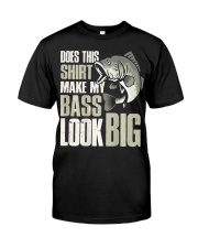 Bass Fishing Gifts Does this Shirt Classic T-Shirt front