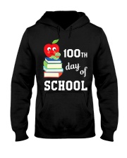100th Day Of School Shirt Book Reader Primar Hooded Sweatshirt thumbnail