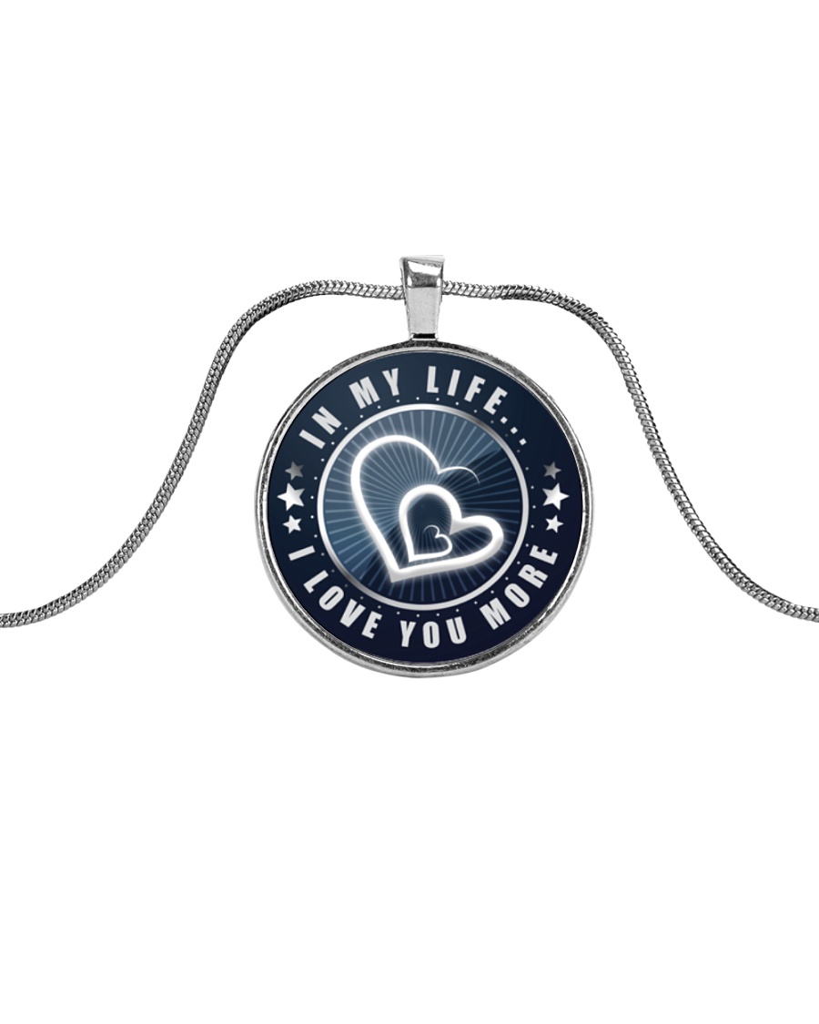 Available for a short time only Metallic Circle Necklace