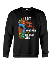 Black History Month African Black Lives Matter Crewneck Sweatshirt front
