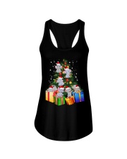 Elephant Christmas Tree Shirt Elephant Christmas Ladies Flowy Tank thumbnail
