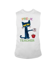 Pre-k Teacher Groovy Sleeveless Tee tile