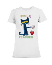 Pre-k Teacher Groovy Premium Fit Ladies Tee tile