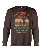 Fishing Father Daughter Crewneck Sweatshirt tile