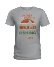 Fishing Father Daughter Ladies T-Shirt tile