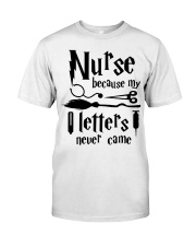 Nurse Because Letter Premium Fit Mens Tee tile