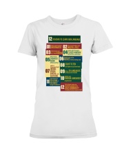 Sign Language 12 Reason Premium Fit Ladies Tee tile