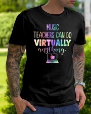 Music Teacher Can Do Virtually Classic T-Shirt lifestyle-mens-crewneck-front-7