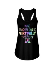 Music Teacher Can Do Virtually Ladies Flowy Tank tile