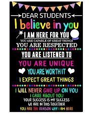Teacher Student Dear Believe Poster 11x17 Poster front