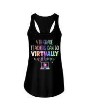 4th Grade Teacher Can Do Virtually Ladies Flowy Tank tile