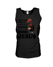 Chicken Coffee Unisex Tank tile