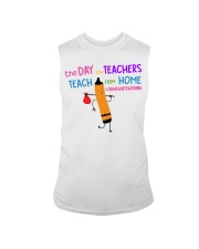Teacher Teach Home Sleeveless Tee tile