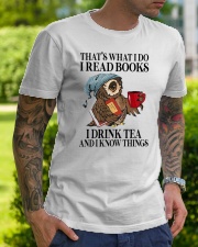 Book Drink Tea Classic T-Shirt lifestyle-mens-crewneck-front-7