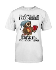 Book Drink Tea Premium Fit Mens Tee tile