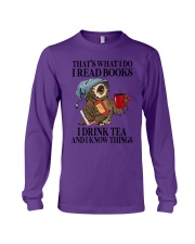 Book Drink Tea Long Sleeve Tee tile