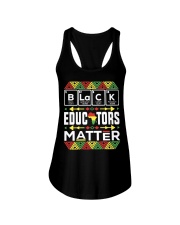 Teacher Black Educator Matter Ladies Flowy Tank tile