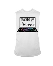 Teacher From Distance Sleeveless Tee tile
