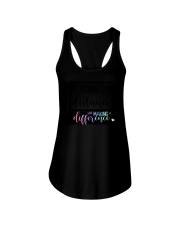 Teacher From Distance Ladies Flowy Tank tile