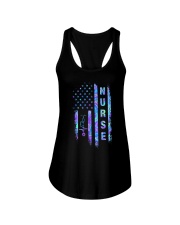Nurse Flag USA Ladies Flowy Tank tile