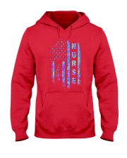 Nurse Flag USA Hooded Sweatshirt tile
