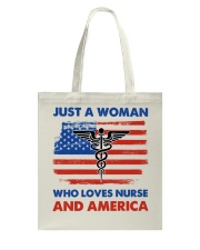 Nurse Love America Tote Bag tile